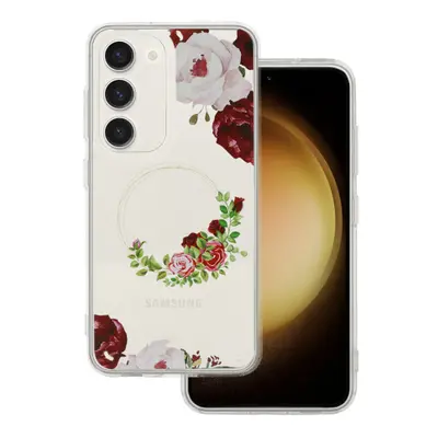 MG Flower kryt na Samsung Galaxy S23 Ultra, red flower