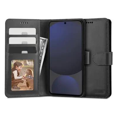 Tech-Protect Wallet knížkové pouzdro na Samsung Galaxy S24 FE, černé