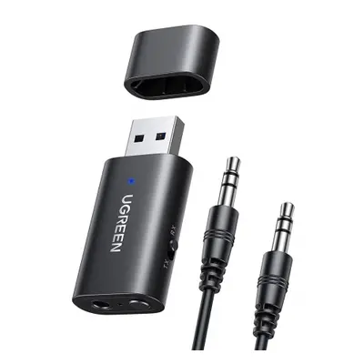 Ugreen CM523 Bluetooth 5.0 Transmitter / Receiver, 3.5 mm mini jack, černý (CM523 60300)