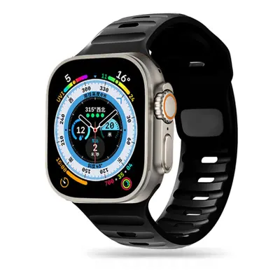 Tech-Protect Iconband Line řemínek na Apple Watch 42/44/45/49mm, black