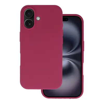 MG Silicone Lite kryt na iPhone 16 Plus, bordový