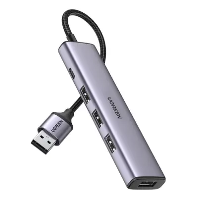 Ugreen CM473 HUB adaptér USB / 4x USB 3.0, černý (CM473 20805)