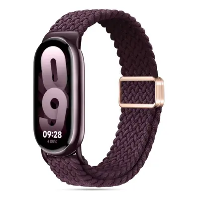 Tech-Protect Nylonmag řemínek na Xiaomi Smart Band 8 / 9 / NFC, dark cherry