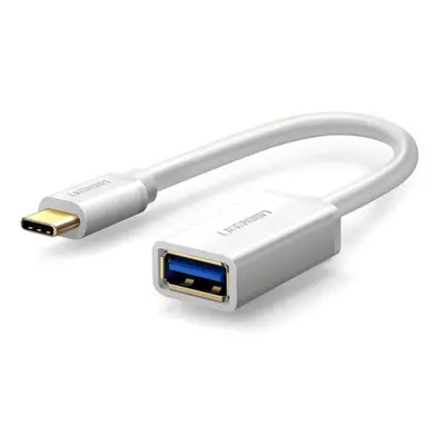 Ugreen US154 OTG adaptér USB 3.0 / USB-C F/M, bílý