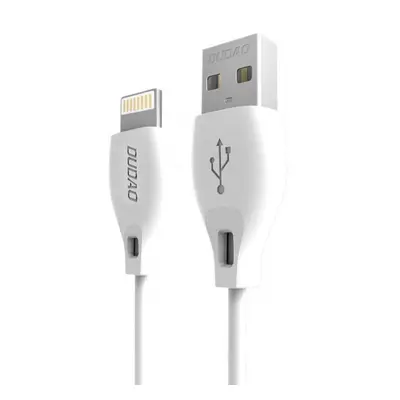 Dudao L4L kabel USB / Lightning 2.1A 2m, bílý (L4L 2m white)