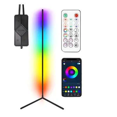 Eveon QJD-150 RGB rohová lampa 1.3m + dálkový ovladač, černá