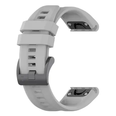 BStrap Silicone Carson řemínek na Garmin Fenix 5 / 6 / 6 Pro / 7 / 8 / E 47mm, gray