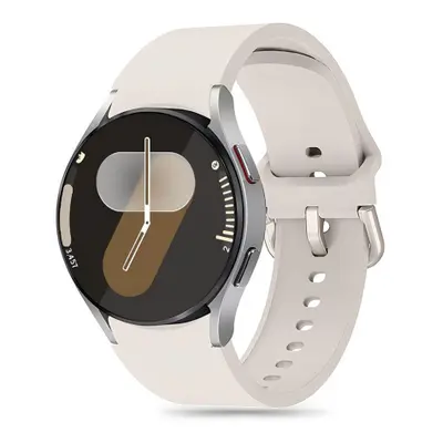 Tech-Protect Silicone řemínek na Samsung Galaxy Watch 4 / 5 / 5 Pro / 6 / 7 / FE, starlight