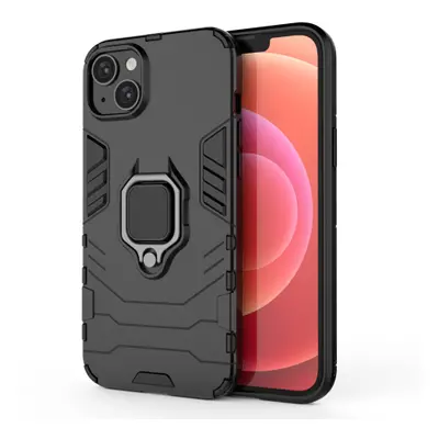 MG Ring Armor kryt na iPhone 14, černý