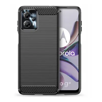 Tech-Protect Carbon kryt na Motorola Moto G13 / G23, černý