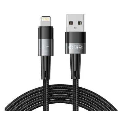 Tech-Protect Ultraboost kabel USB / Lightning 12W 2.4A 2m, šedý