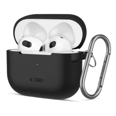 Tech-Protect Silicone Hook pouzdro na Apple AirPods 3, černé