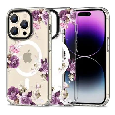 Tech-Protect Magmood MagSafe kryt na iPhone 15 Pro Max, spring floral