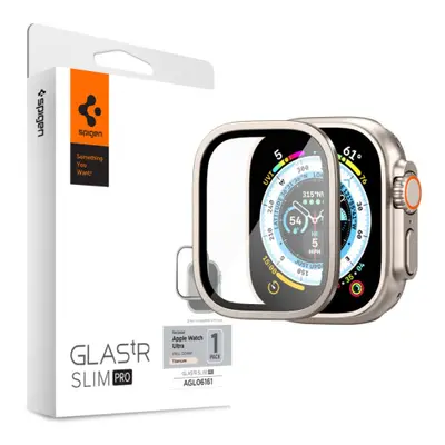 Spigen Glas.Tr Slim ochranné sklo na Apple Watch Ultra 49mm, titanium (AGL06161)