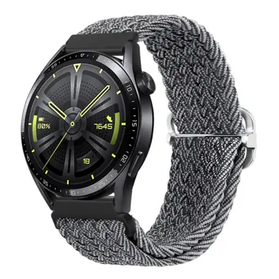 BStrap Braid Nylon řemínek na Huawei Watch GT3 42mm, gray black (SSG034C0408)