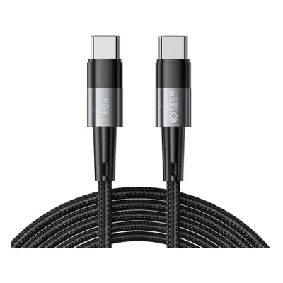 Tech-Protect Ultraboost kabel USB-C / USB-C PD 60W 3A 3m, černý