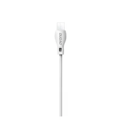 Dudao L4M kabel USB / micro USB 2.4A 1m, bílý