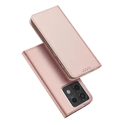 Dux Ducis Skin Pro knížkové pouzdro na Xiaomi Redmi Note 13 Pro 5G, růžové