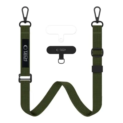 Tech-Protect Rope Crossbody šňůrka na mobil, khaki