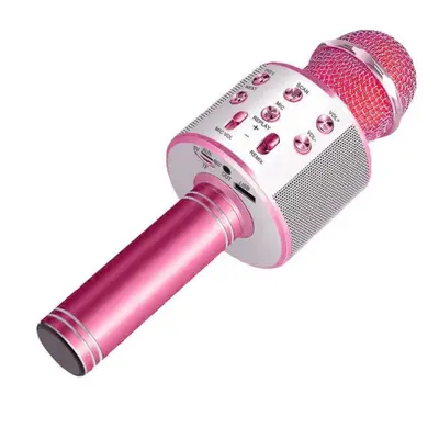 MG Bluetooth Karaoke mikrofon s reproduktorem, růžový (09106833)