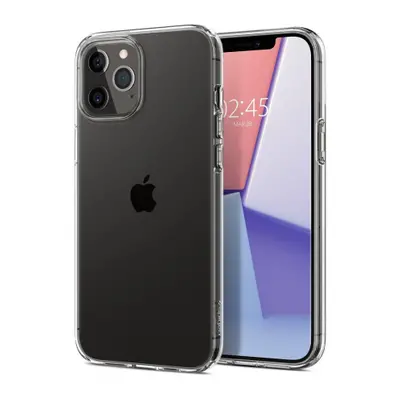 Spigen Liquid Crystal silikonový kryt na iPhone 12 Pro Max, průsvitný (ACS01613)