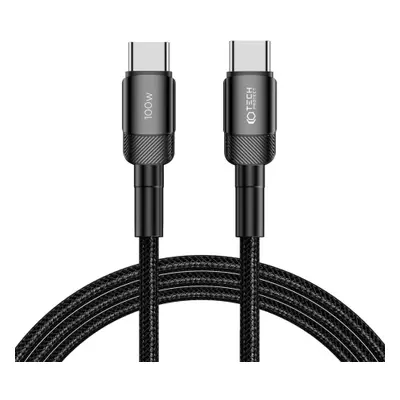 Tech-Protect Ultraboost Evo kabel USB-C / USB-C PD 100W 5A 2m, černý