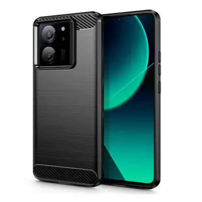 Tech-Protect Carbon kryt na Xiaomi 13T / 13T Pro, černý