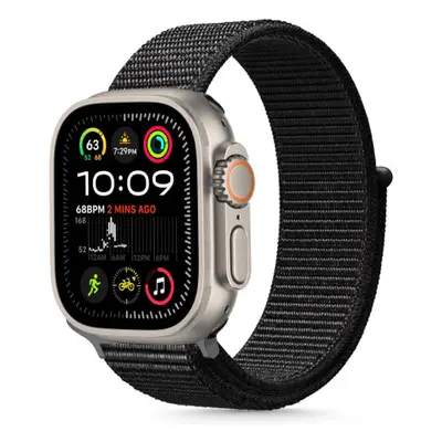 Tech-Protect Nylon řemínek na Apple Watch 44/45/46/49mm, black