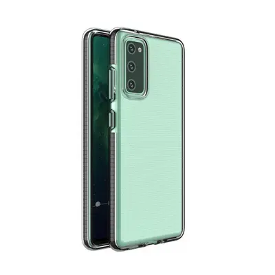 MG Spring Case silikonový kryt na Samsung Galaxy A12 / M12, černý