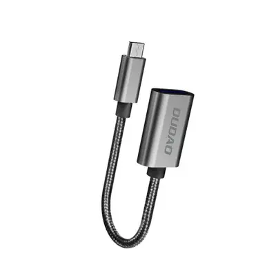 Dudao L15M OTG adaptér USB / Micro USB 2.0, šedý (L15M)