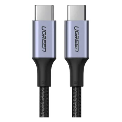 Ugreen US316 kabel USB-C / USB-C 5A 100W PD QC 1m, šedý (70427 US316)