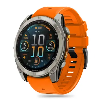 Tech-Protect Silicone Line řemínek na Garmin Fenix 5x / 5x Plus / 6x / 6x Pro / 7x / 8 51mm, ora