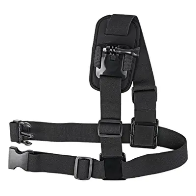 MG Shoulder Strap ramenní popruh s držákem na sportovní kamery, černý