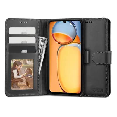 Tech-Protect Wallet knížkové pouzdro na Xiaomi Redmi 13C / Poco C65, černé