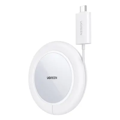 Ugreen CD245 MagSafe bezdrátová nabíječka USB-C 15W, bíla (CD245-40123)