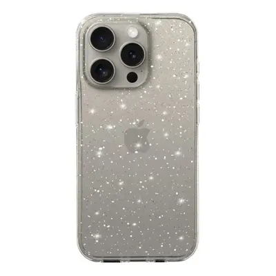 MG Crystal Glitter kryt na iPhone 16 Pro, stříbrný