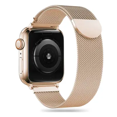 Tech-Protect Milanese řemínek na Apple Watch 42/44/45/49mm, gold