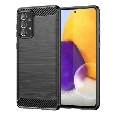 MG Carbon Case Flexible silikonový kryt na Samsung Galaxy A73, černý