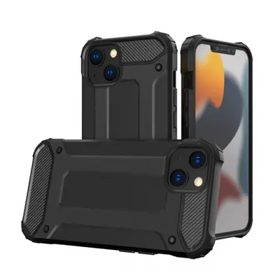 MG Hybrid Armor plastový kryt na iPhone 13, černý