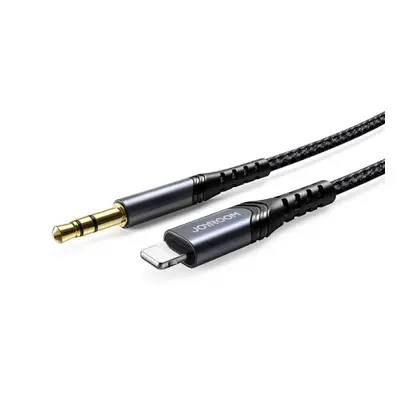 Joyroom Hi-Fi Audio kabel 3.5 mm jack / Lightning 2m, černý (SY-A02)