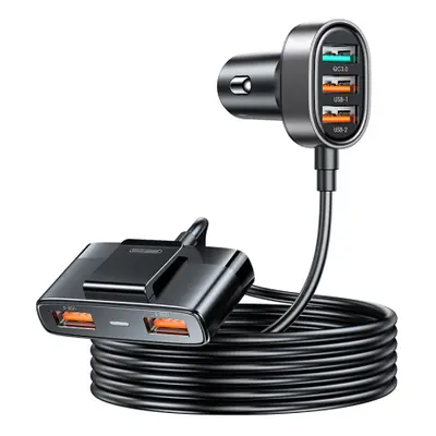 Joyroom JR-CL03 Pro autonabíječka 5x USB 45W, černá (JR-CL03 Pro)