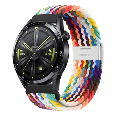 BStrap Elastic Nylon 2 řemínek na Xiaomi Amazfit GTR 2 / GTR 47mm, rainbow (SSG027C0206)