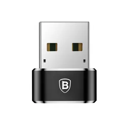 Baseus adaptér USB Type-C / USB, černý (CAAOTG-01)