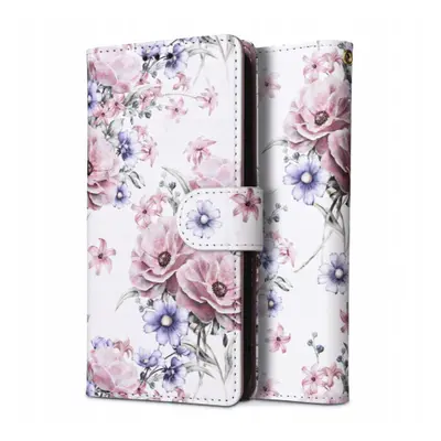 Tech-Protect Wallet knížkové pouzdro na Xiaomi Redmi Note 12 4G, blossom flower