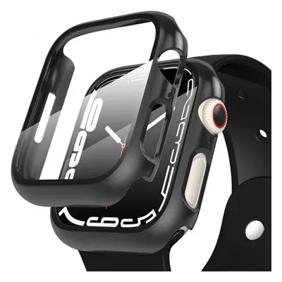 Tech-Protect Defense 360 pouzdro s ochranným sklem na Apple Watch 7 41mm, černé