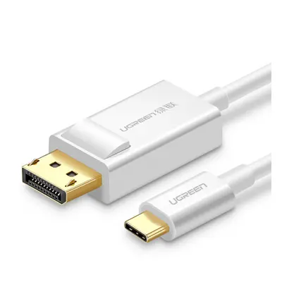 Ugreen MM139 kabel USB-C / DisplayPort 4K 1.5m, bílý (MM139)