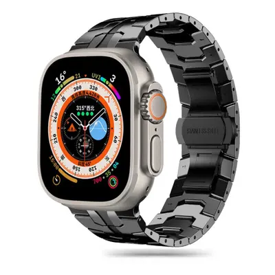 Tech-Protect Stainless Line řemínek na Apple Watch 42/44/45/49mm, black