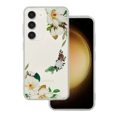 MG Flower kryt na Samsung Galaxy S21 FE, white flower