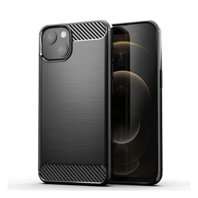 MG Carbon Case Flexible silikonový kryt na iPhone 13 mini, černý