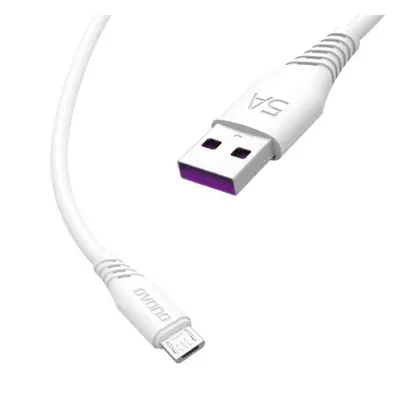 Dudao L2M kabel USB / Micro USB 5A 1m, bílý (L2M 1m white)